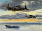 "Closing the Gap" - Don Feight - TBM Avenger World War II Aviation Art